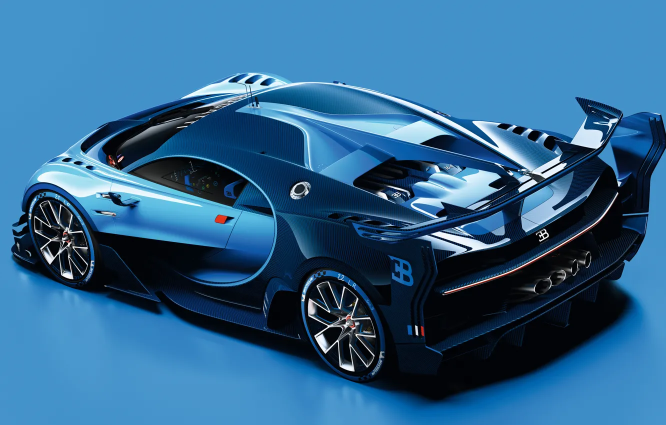 Фото обои Bugatti, Vision, бугатти, гран туризмо, Gran Turismo, 2015