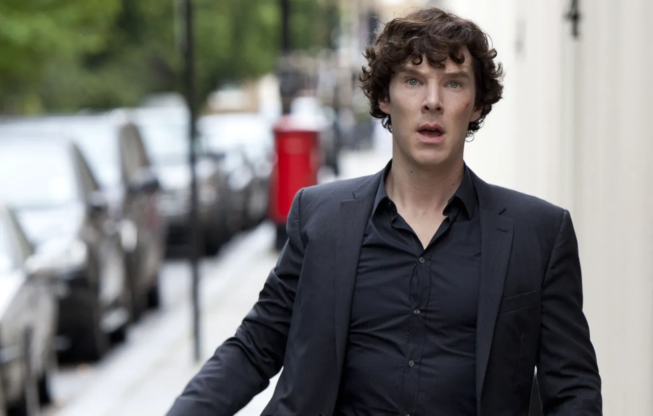 Фото обои Бенедикт Камбербэтч, Benedict Cumberbatch, кадр из фильма, Sherlock, Sherlock BBC, Sherlock Holmes, Sherlock (сериал)
