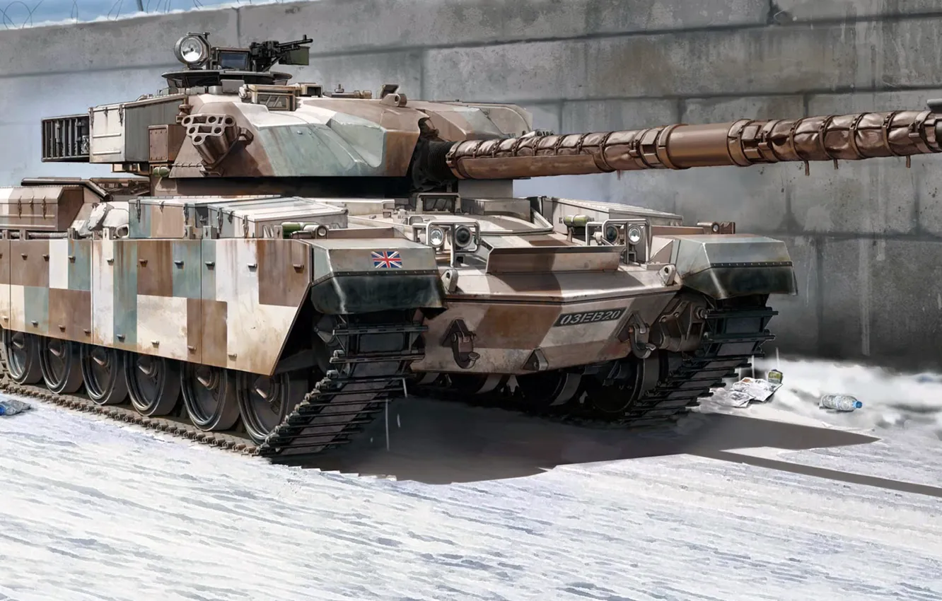 Фото обои основной боевой танк, вождь, Chieftain, Чифтен, Mk V