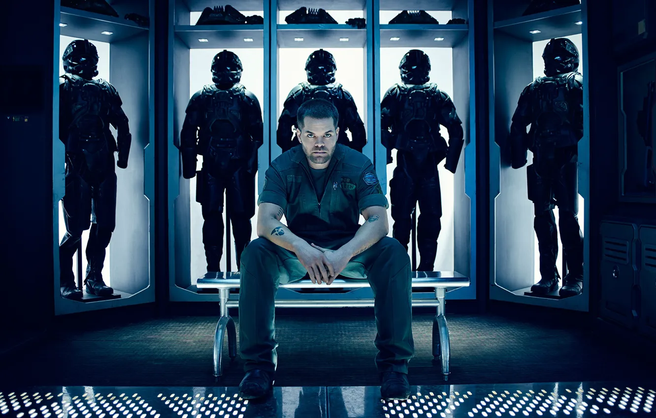 Фото обои actor, tv series, expanse, The Expanse, Amos Burton, Wes Chatham, scifi