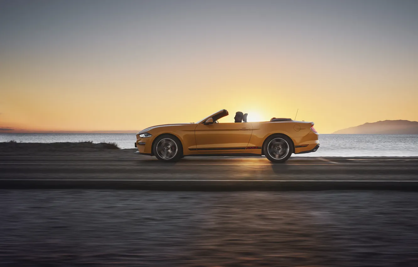 Фото обои car, Mustang, Ford, sun, California Special, Ford Mustang GT/CS Convertible