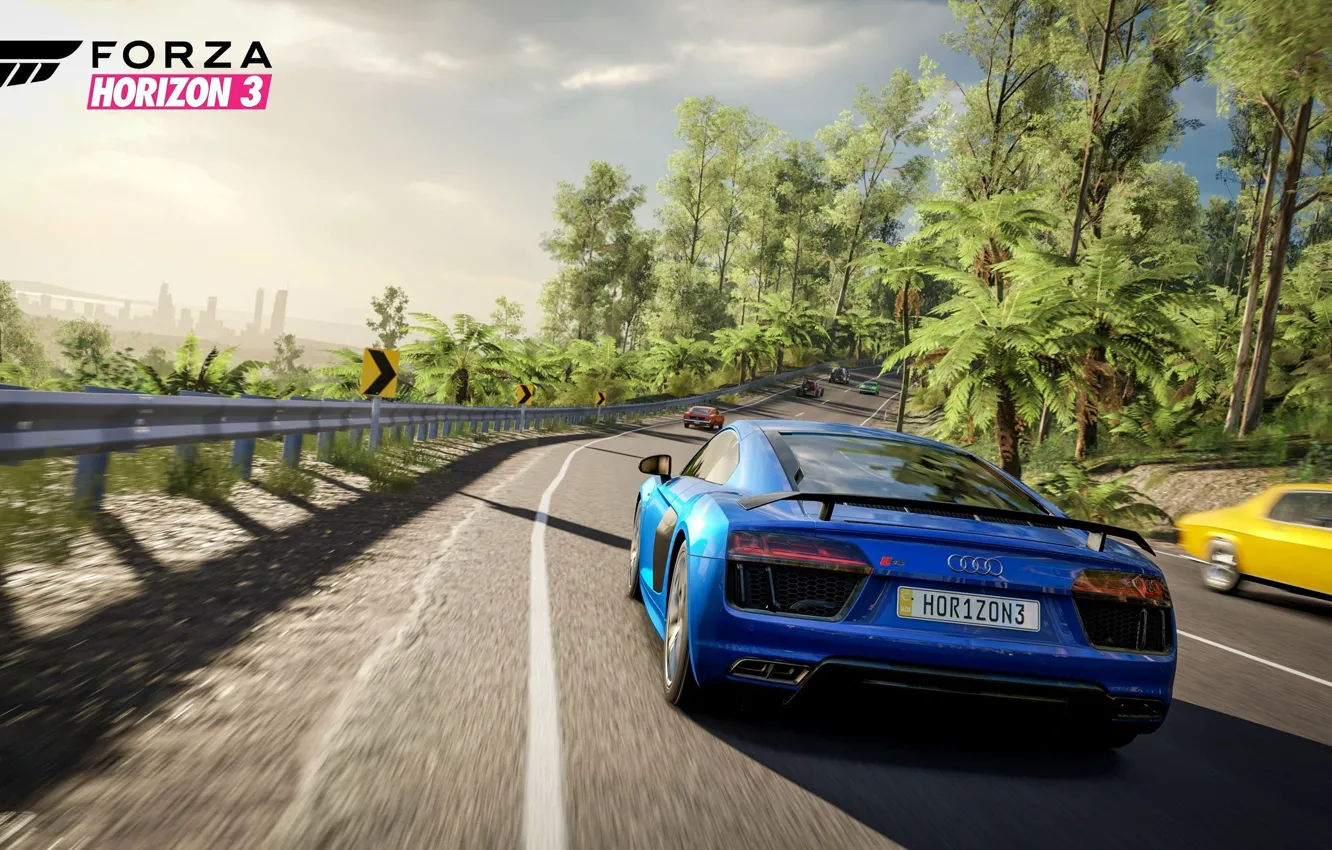 Фото обои Audi, Car, Forza Horizon 3