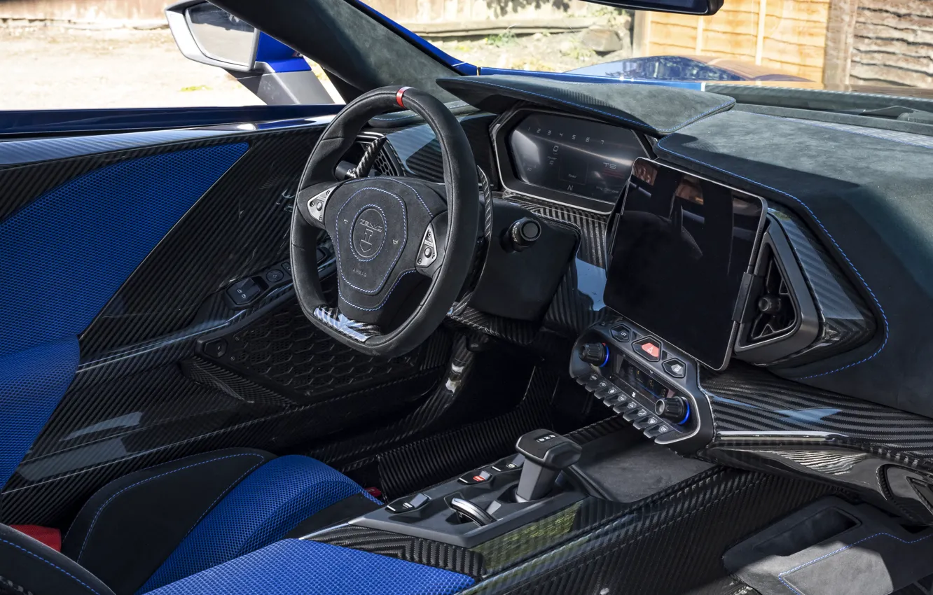 Фото обои Zenvo, car interior, Zenvo TSR-S