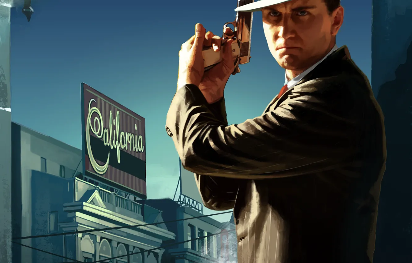 Фото обои Game, L.A. Noire, Rockstar Games