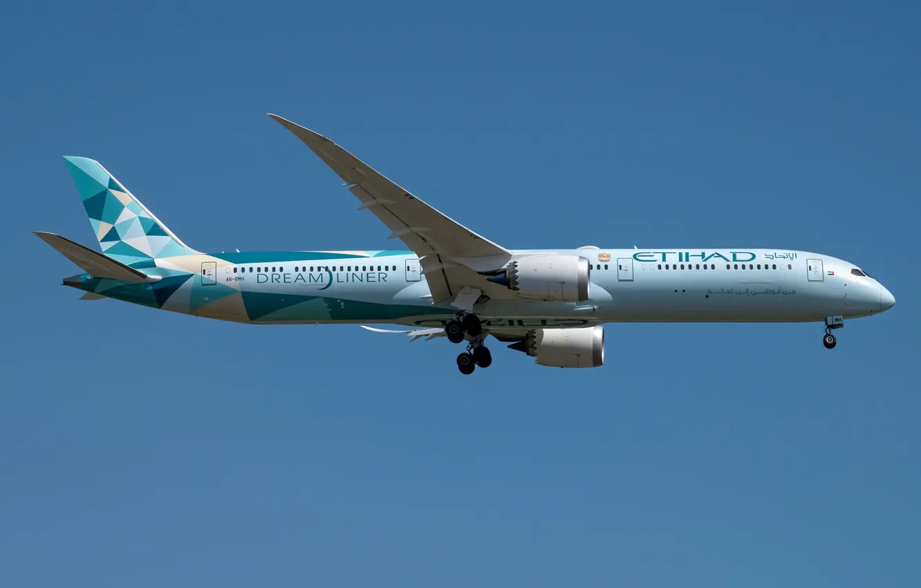 Фото обои Boeing, Dreamliner, Etihad Airways, 787-10
