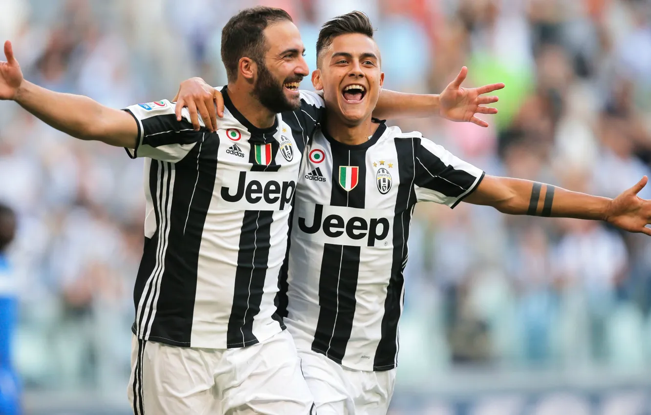 Фото обои радость, гол, празднование, goal, Гонсало Игуаин, Gonzalo Higuain, Juventus, Ювентус