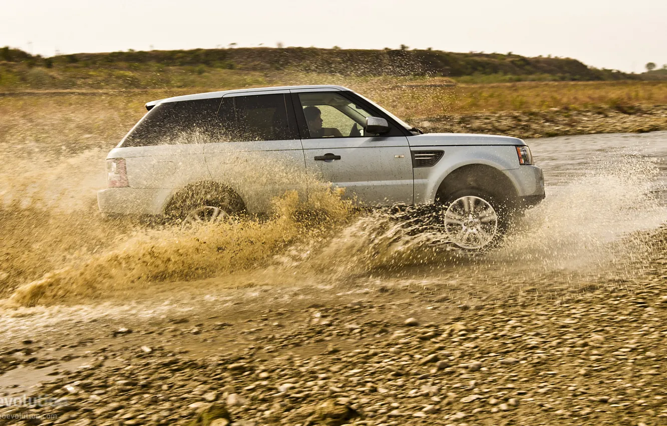 Фото обои Land Rover, Range Rover, тест драйв