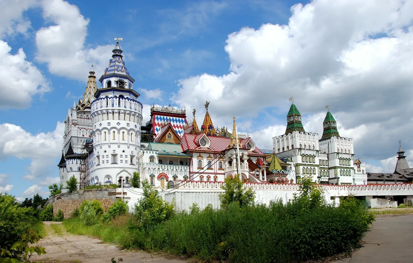 Фото обои city, город, фон, замок, стена, widescreen, обои, Кремль