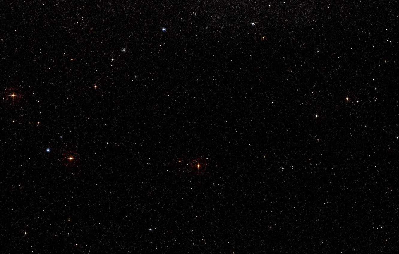 Фото обои Stars, Nebula, LMC, Large Magellanic Cloud, Digitized Sky Survey, MUSE, LHA 120-N 180B, Constellation Mensa