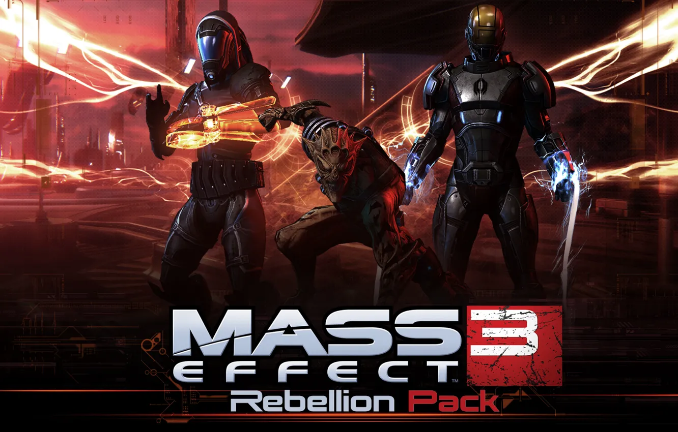 Фото обои wallpaper, Mass Effect, gaming, Rebellion Pack, 2013