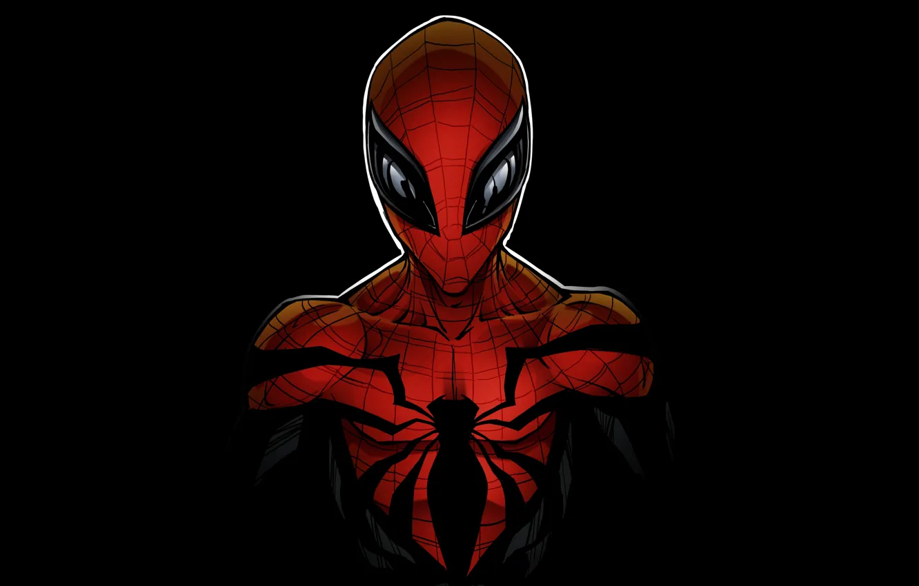 Фото обои spider-man, art, marvel comics, Peter Parker, Otto Octavius, superior spider-man