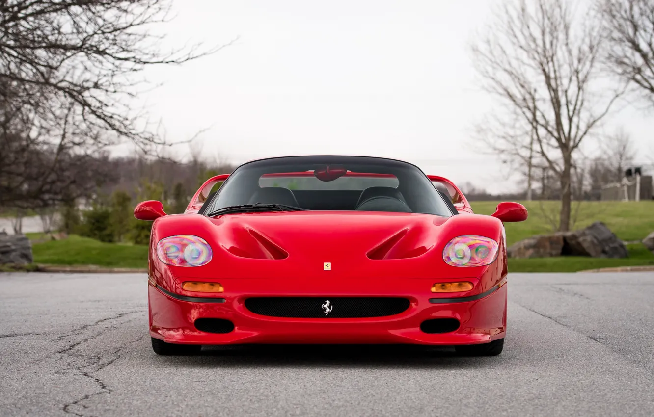Фото обои Red, F50, Front view