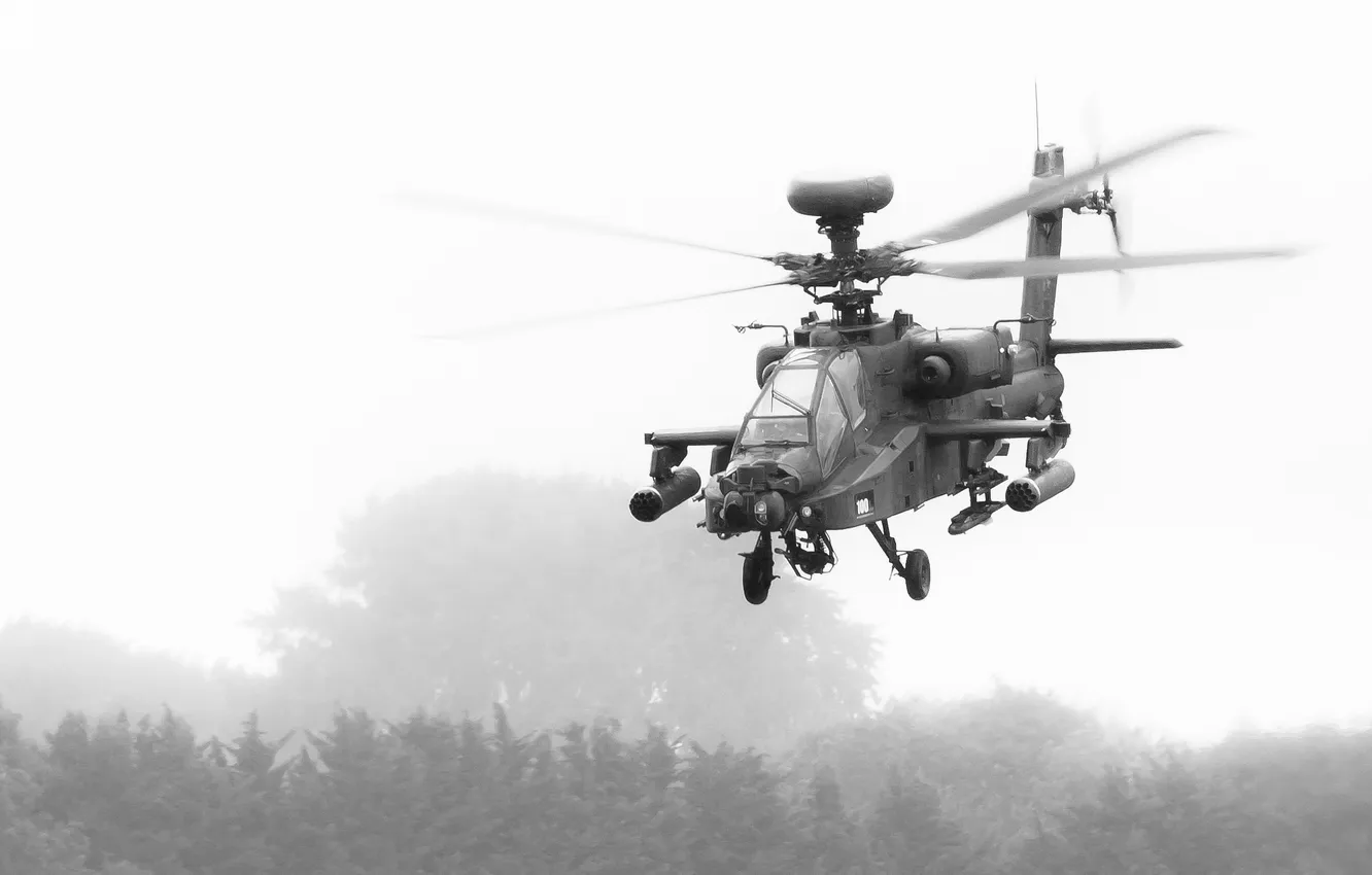 Фото обои вертолёт, Apache, ударный, AH-64, основной, «Апач»
