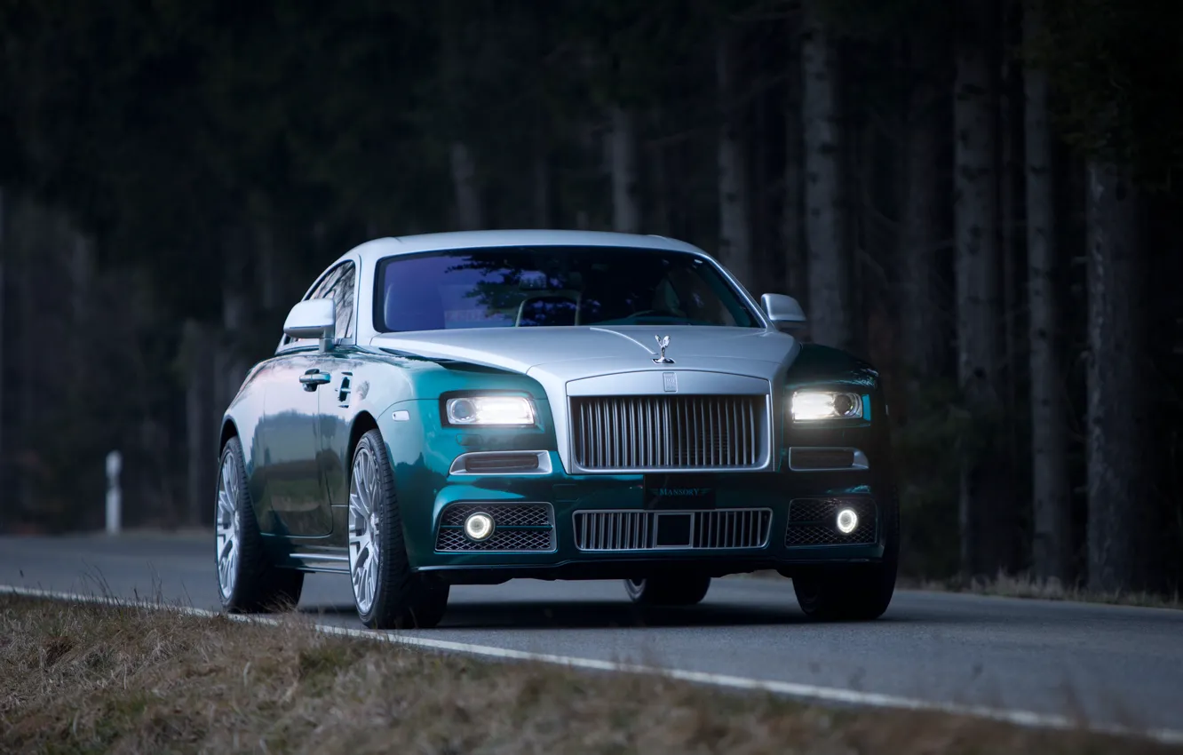 Фото обои Rolls-Royce, Mansory, 2014, Wraith
