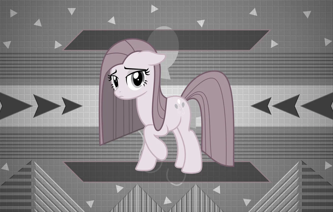 Фото обои фон, пони, My Little Pony, серые цвета