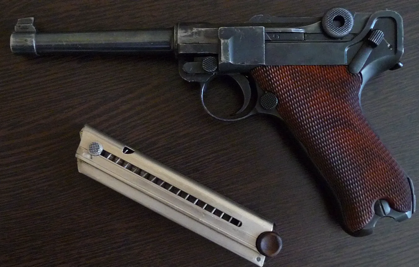 Фото обои пистолет, оружие, парабеллум, люгер