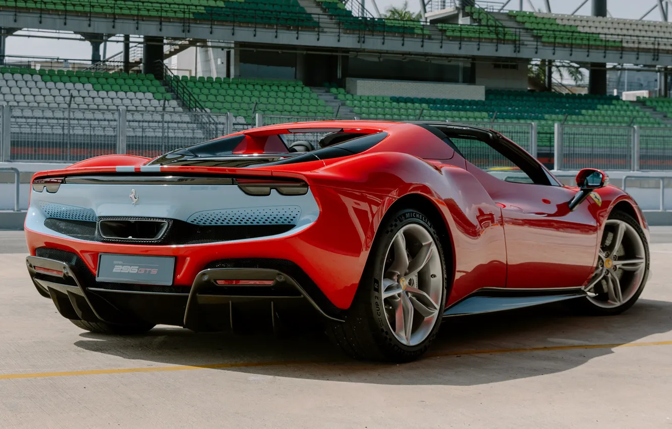 Фото обои экстерьер, 2022, Assetto Fiorano, Ferrari 296 GTS
