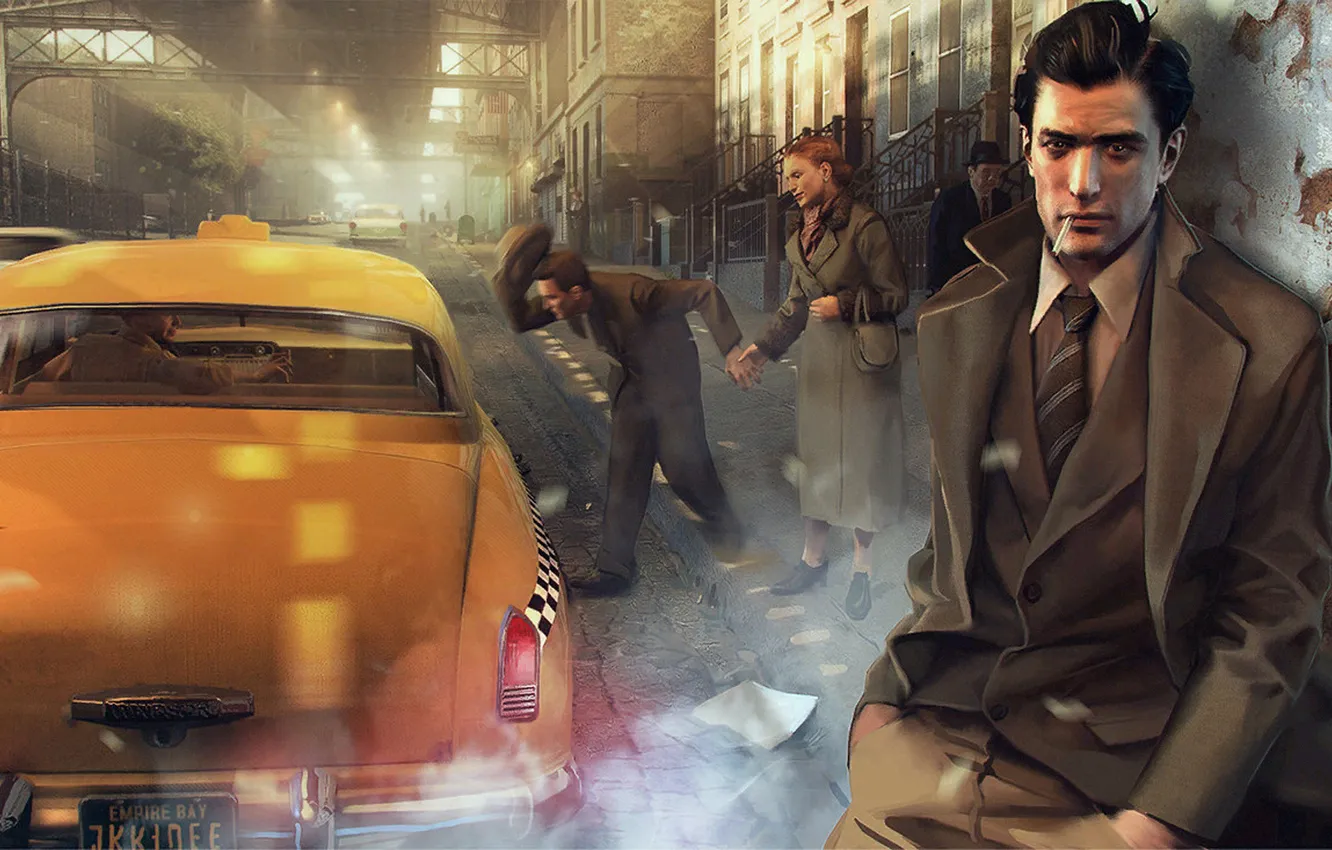 Фото обои Mafia II, Эмпайр-Бэй, «Вито» Скалетта, Empire Bay, Витторио Антонио