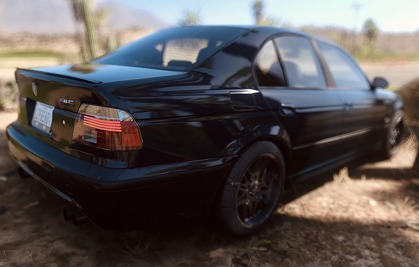 Фото обои HDR, BMW, Game, e39, Desert, 5er, UHD, M5
