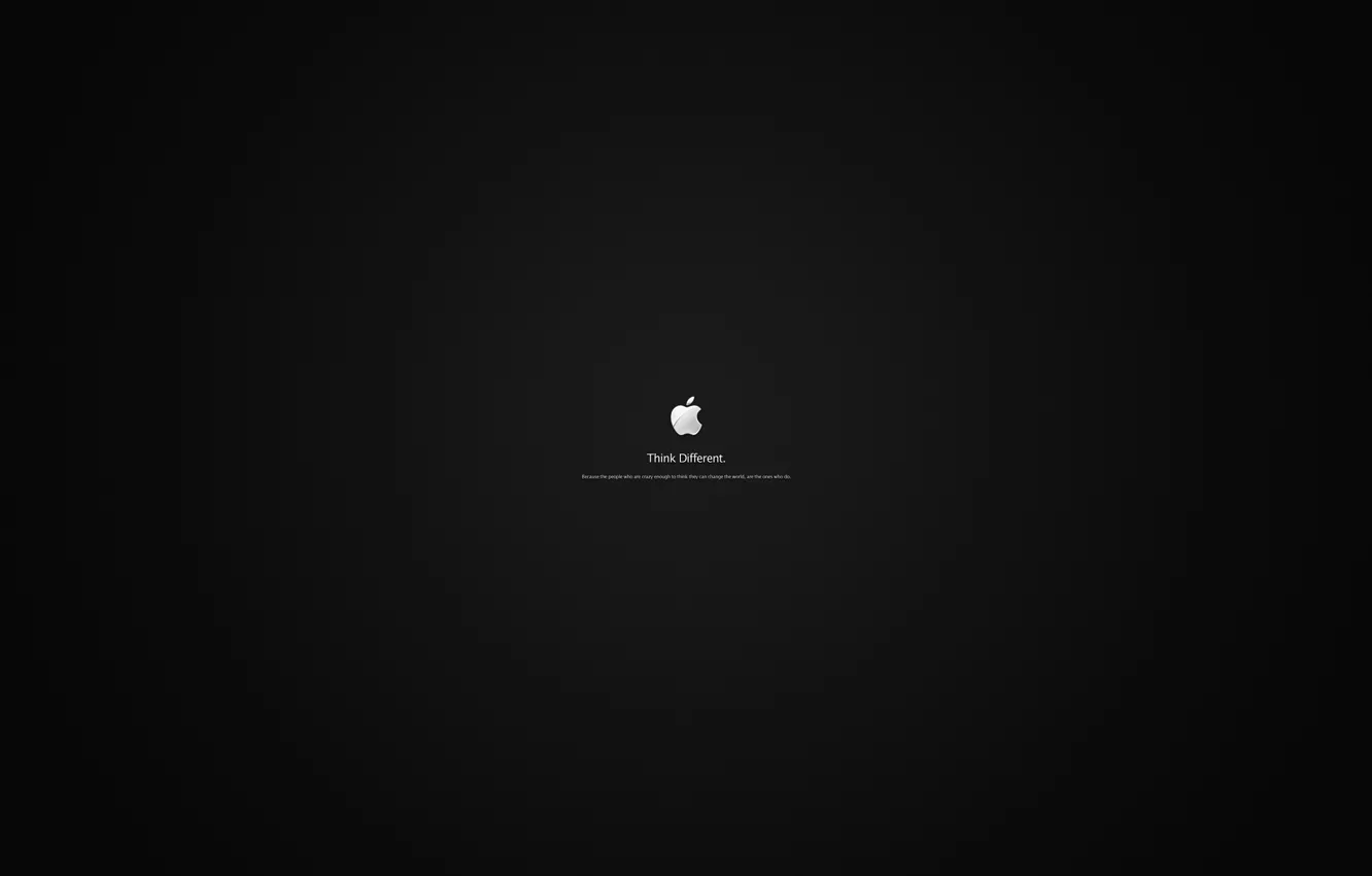 Фото обои apple, яблоко, минимализм, logo, слова