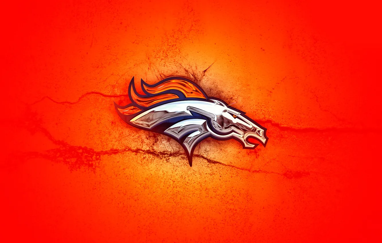 Фото обои Orange, Wallpaper, 2014, Denver Broncos, денвер бронкос