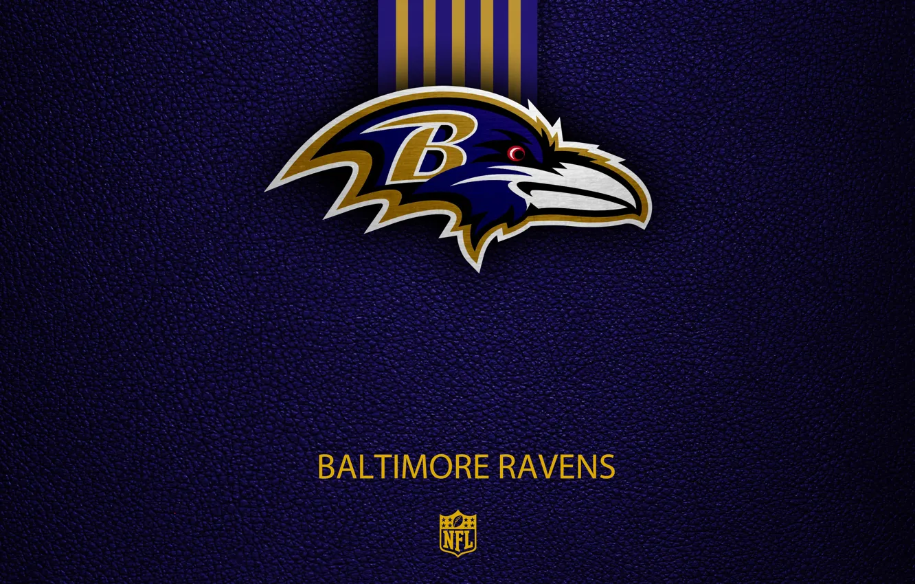Фото обои wallpaper, sport, logo, NFL, Baltimore Ravens