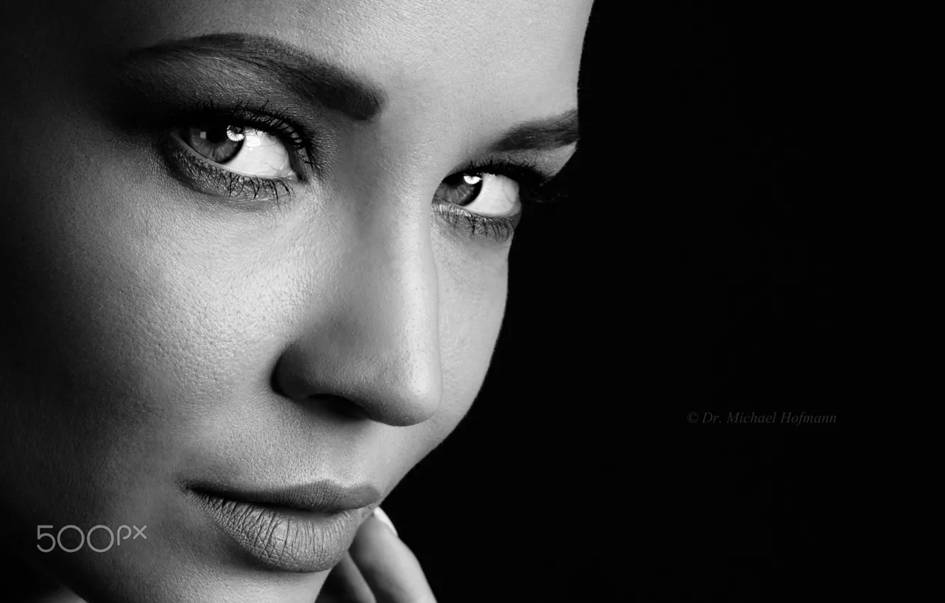 Фото обои глаза, девушка, портрет, Angelina Petrova