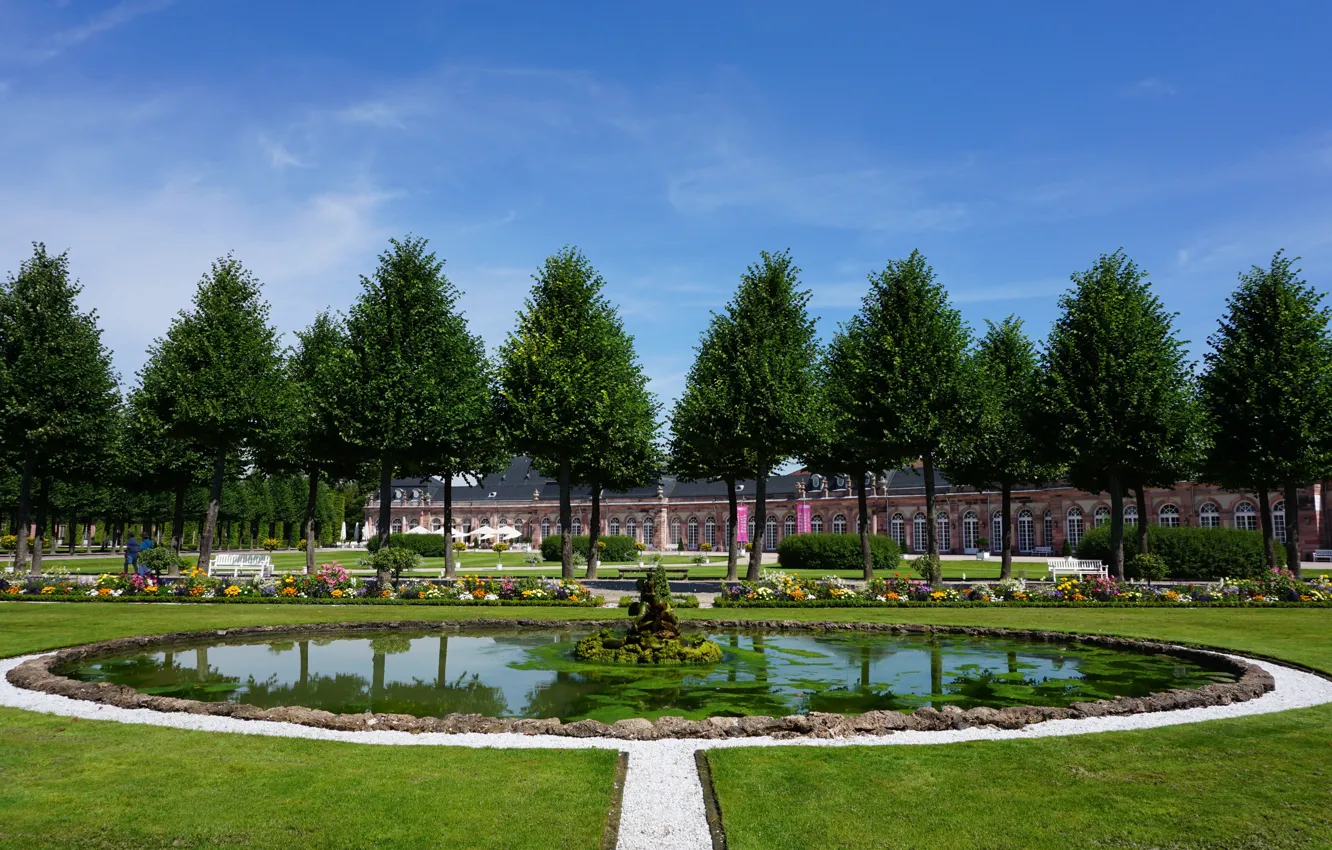 Фото обои парк, фото, Germany, Schwetzingen Palace
