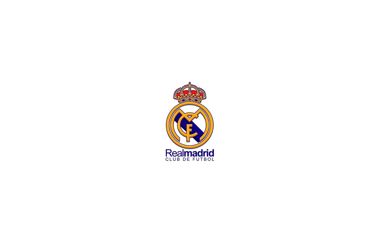 Фото обои wallpaper, sport, logo, football, Real Madrid CF
