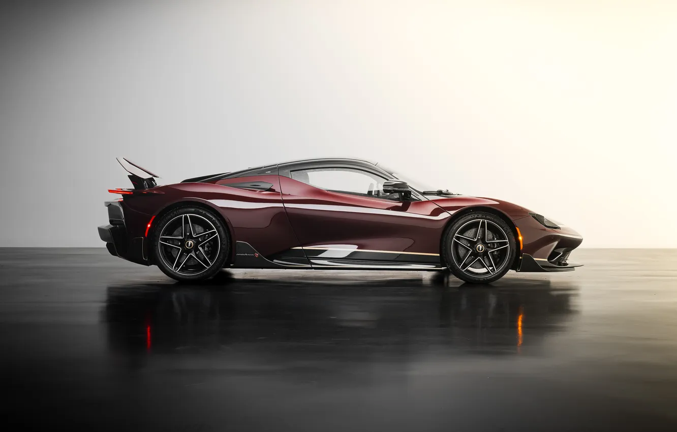 Фото обои вид сбоку, гиперкар, единственный экземпляр, hypercar, 2025, Pininfarina Battista, the only instance, Novantacinque