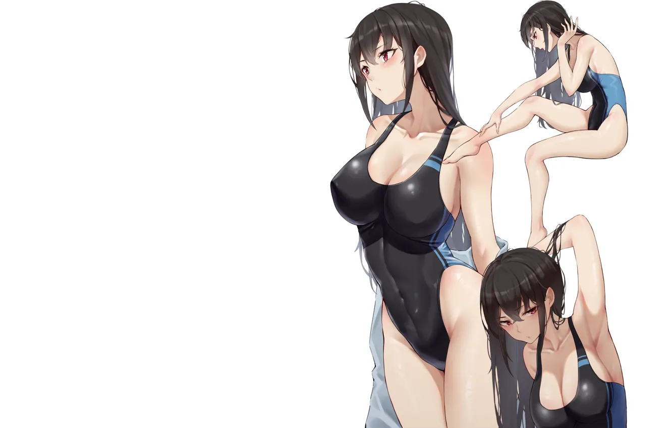 Фото обои kawaii, girl, hot, sexy, boobs, anime, pretty, swimsuit