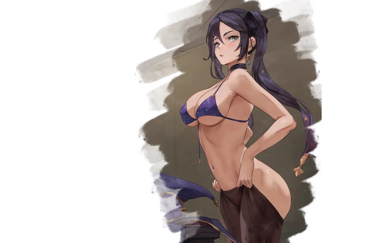 Фото обои kawaii, girl, hot, sexy, boobs, anime, pretty, breasts
