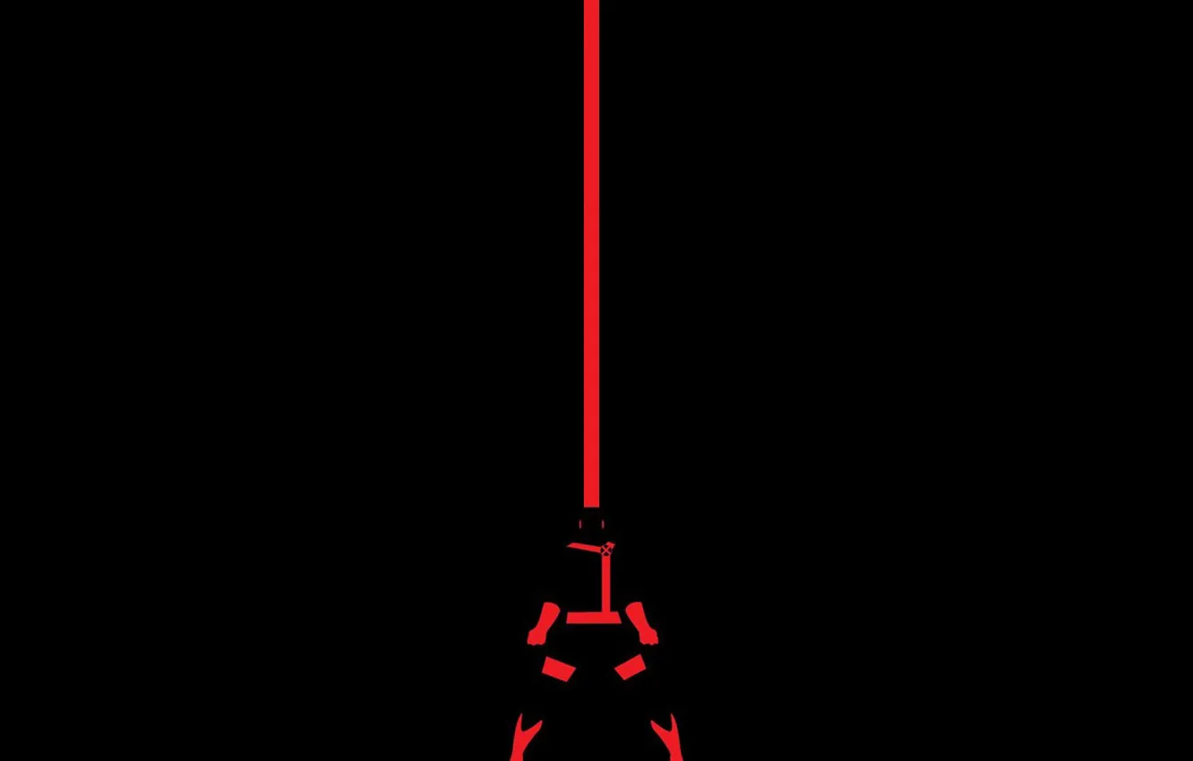 Фото обои red, black, laser