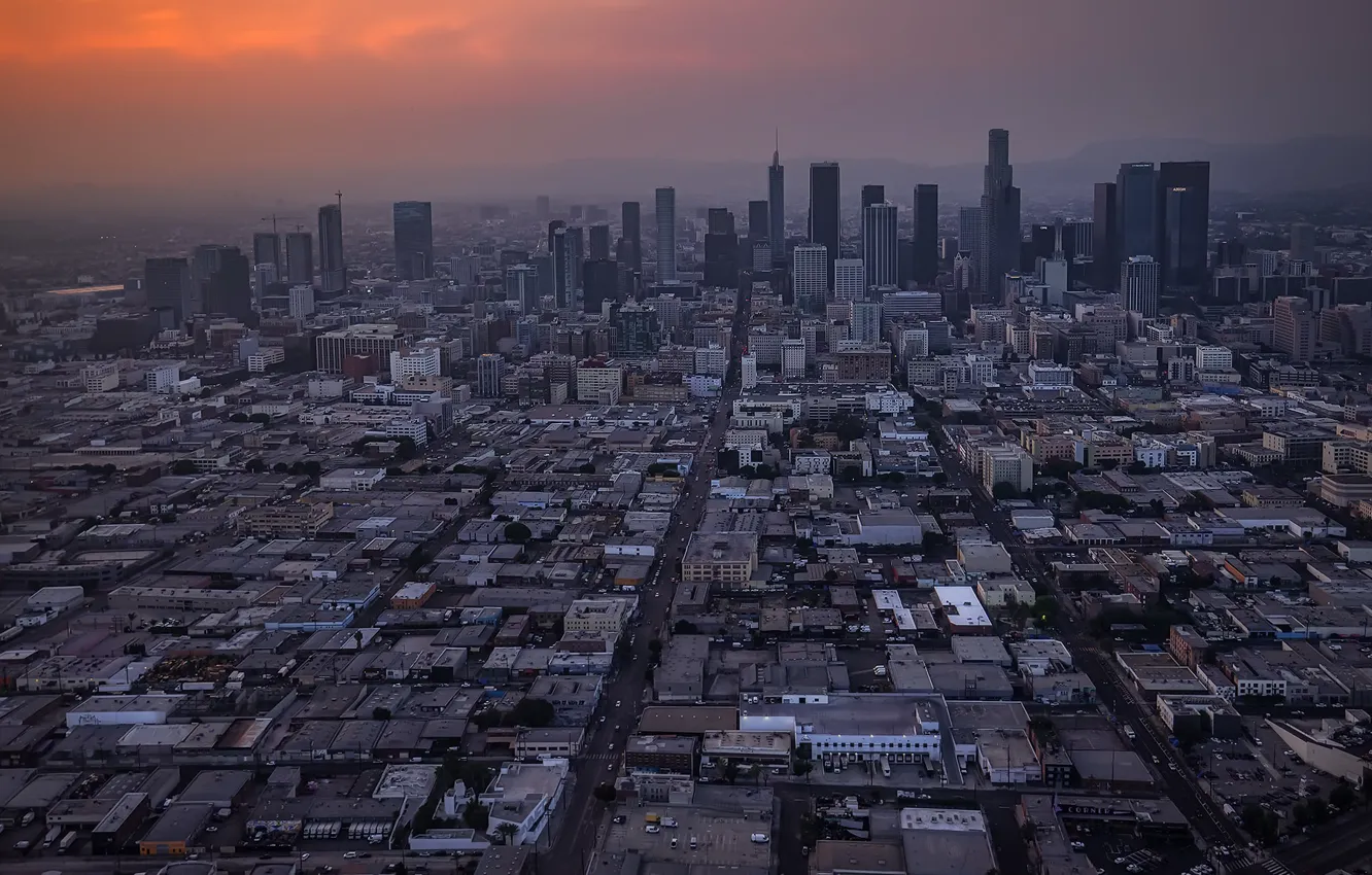 Фото обои United States, California, Los Angeles Downtown
