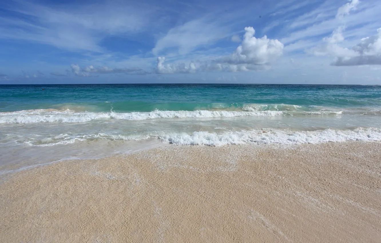 Фото обои море, Волны, песок.