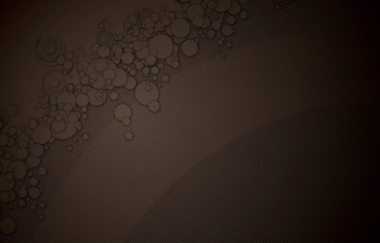 Фото обои линии, пузыри, bubbles, коричневый цвет