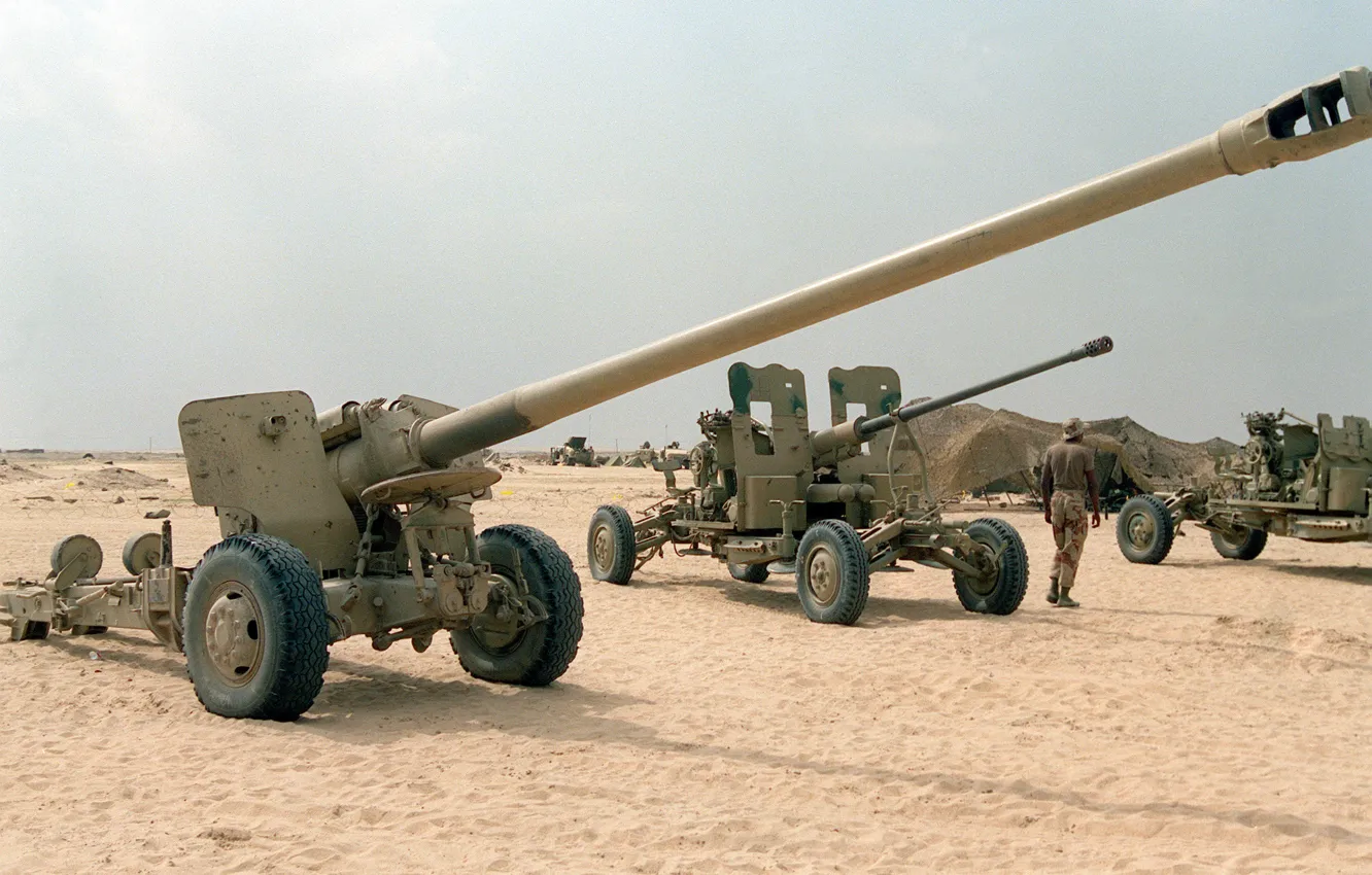 Фото обои weapon, artillery, Type 59, howitzer, 130 mm