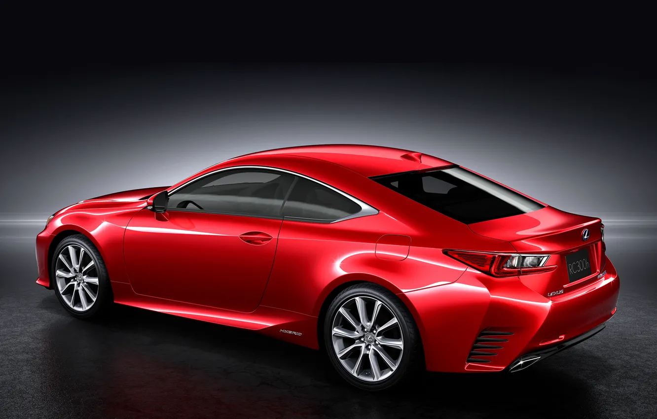 Фото обои Lexus, red, 300h, jp-spec