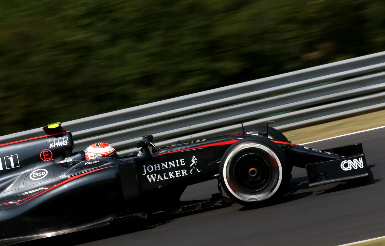 Фото обои McLaren, Профиль, Honda, Formula 1, Jenson Button, МакЛарен
