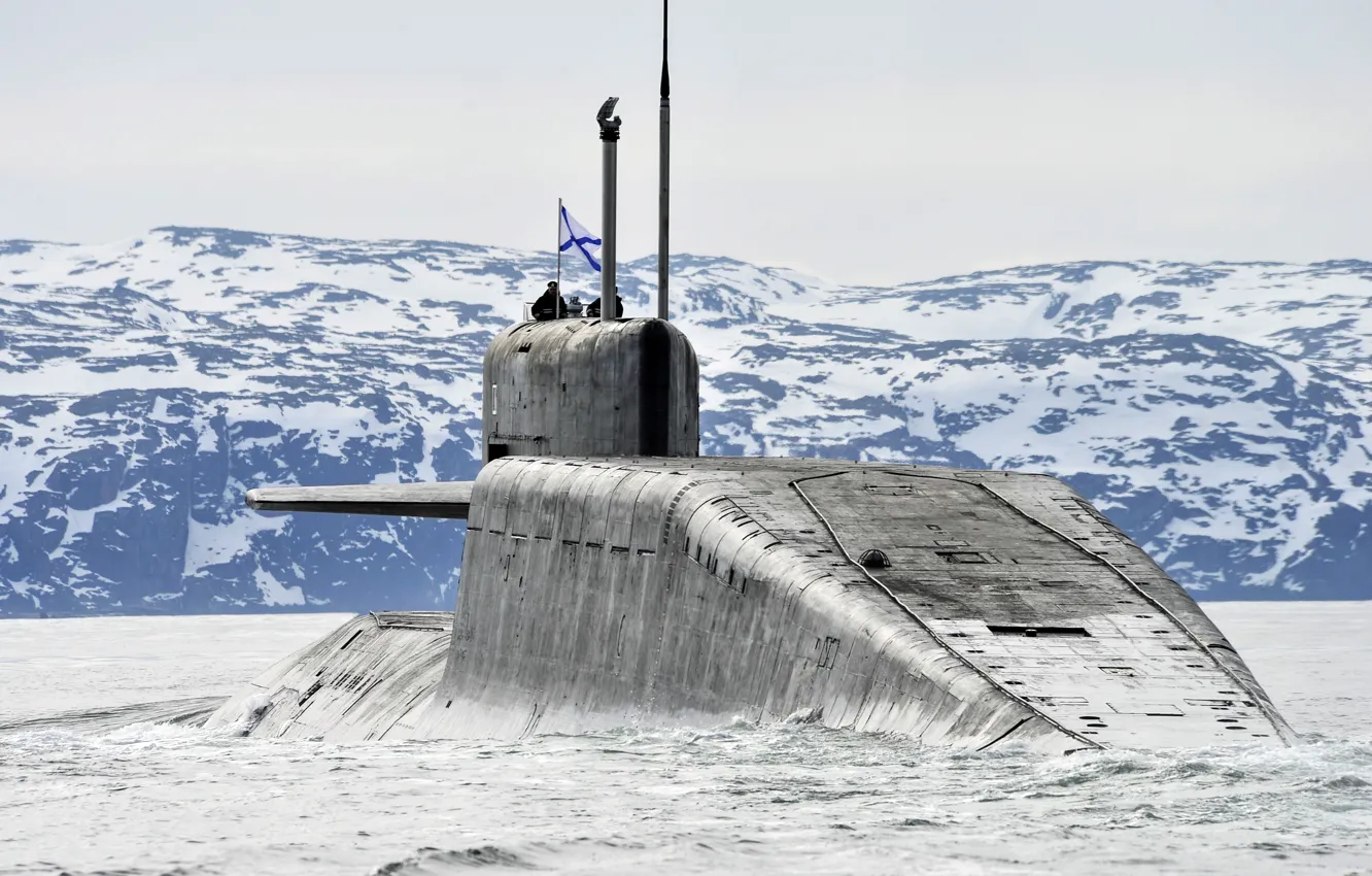 Фото обои подводный, крейсер, атомный, Карелия