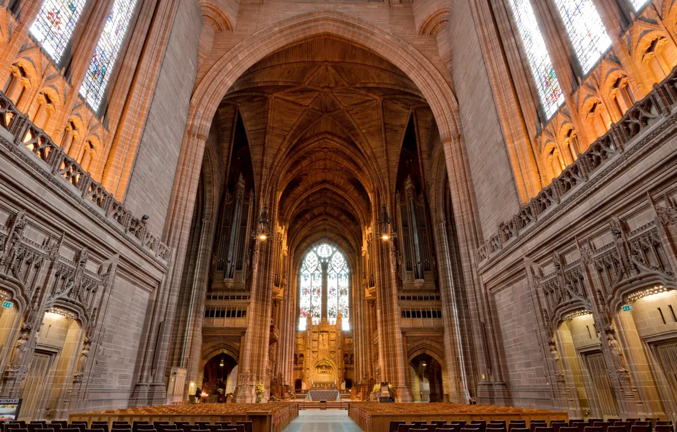 Фото обои Cathedral, Liverpool, England
