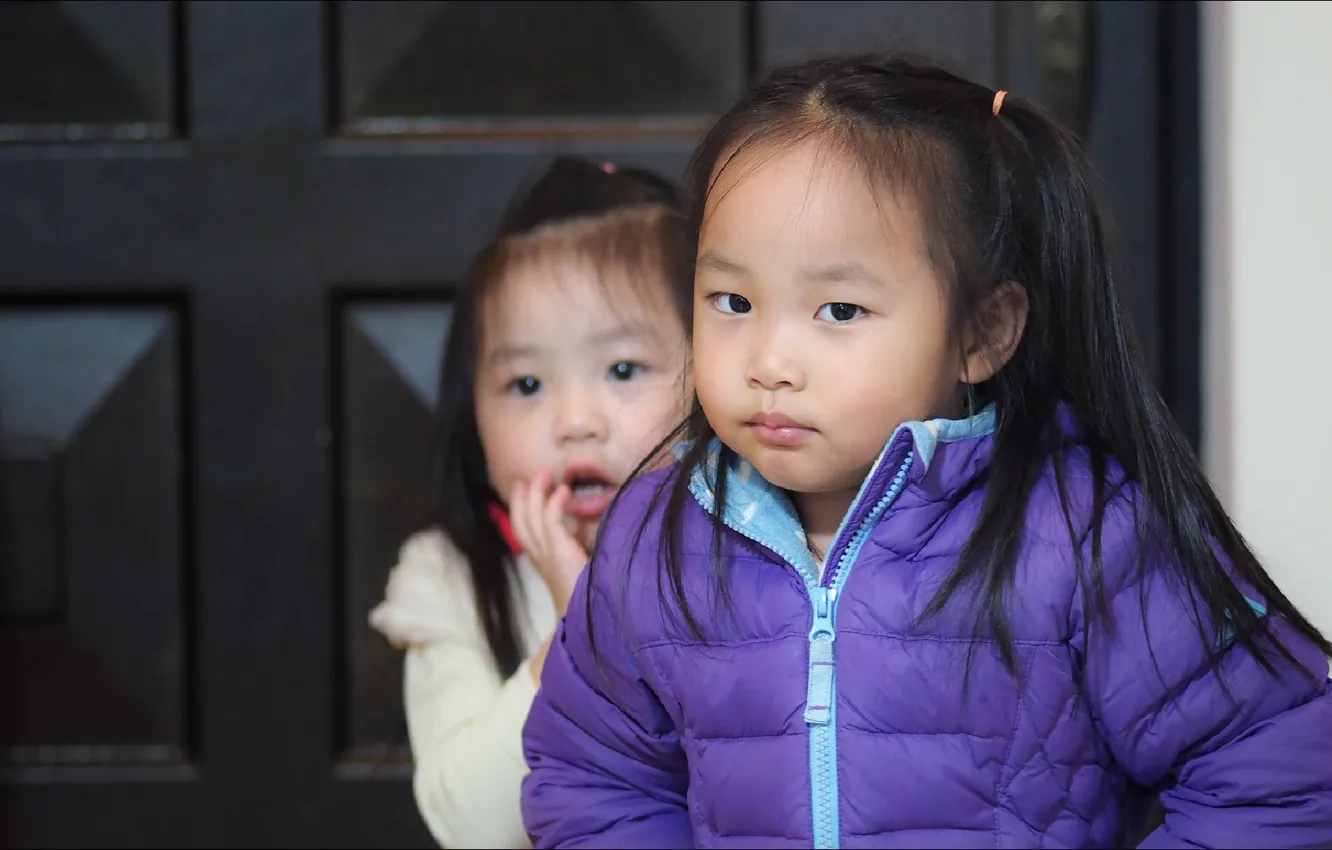 Фото обои two, situations, asian girls, little girls, wondergirls