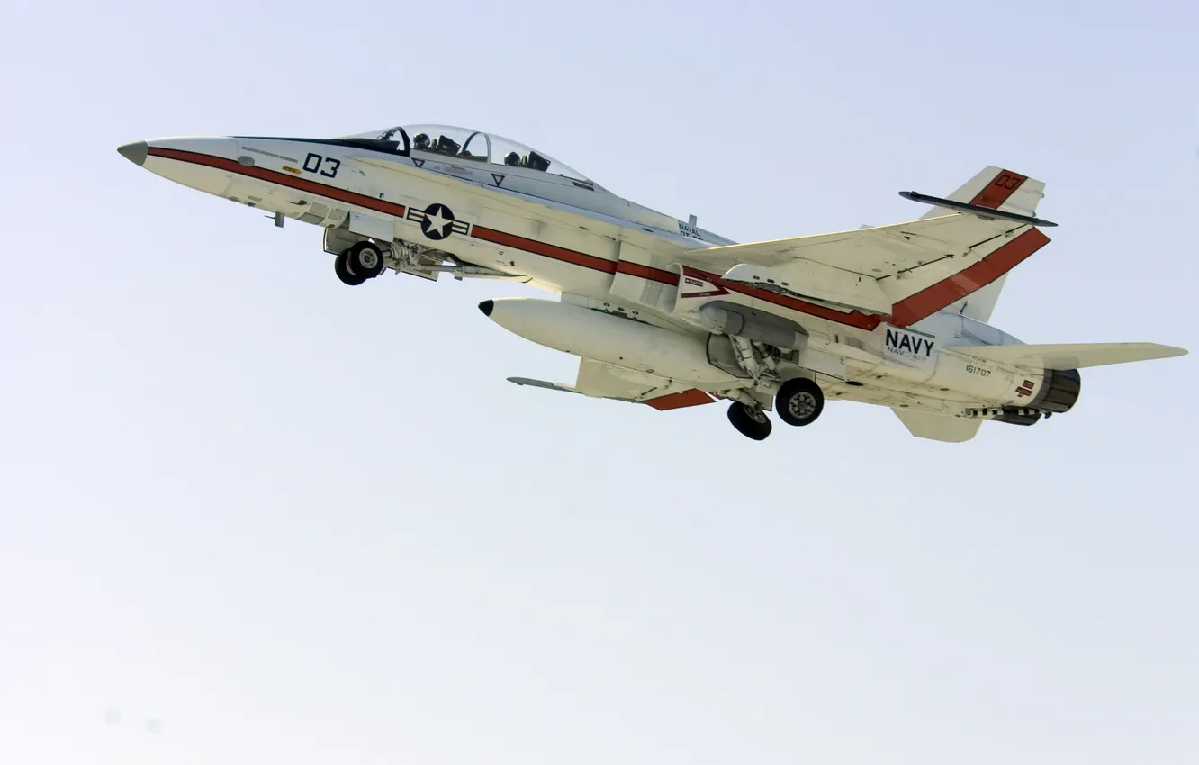 Фото обои истребитель, самолёт, F-18