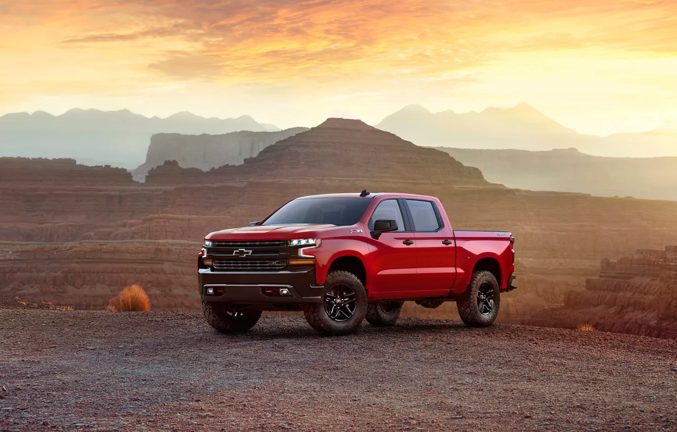 Фото обои silverado, chevrolet silverado lt-z71 2019, z71