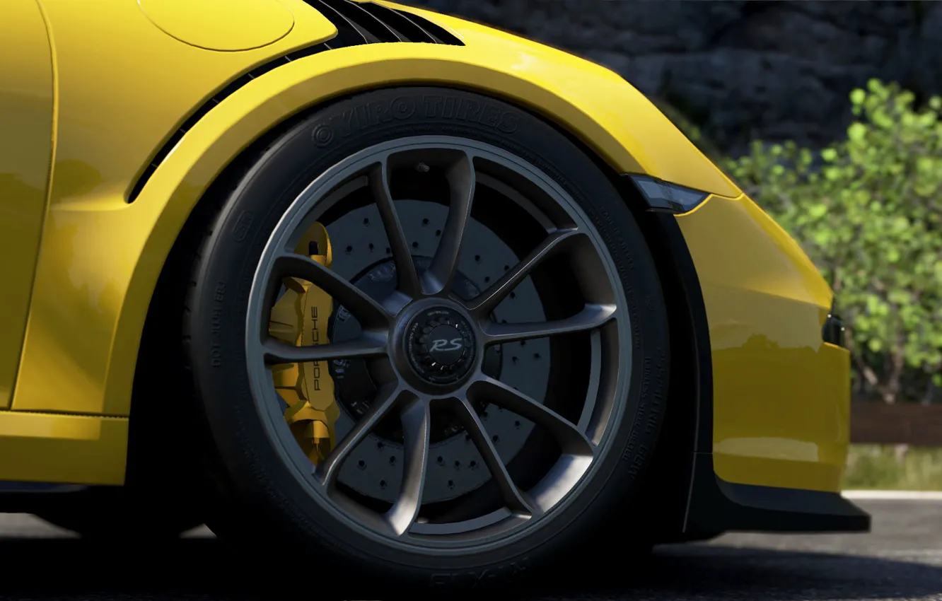 Фото обои колесо, Porsche 911, GTA, Grand Theft Auto V