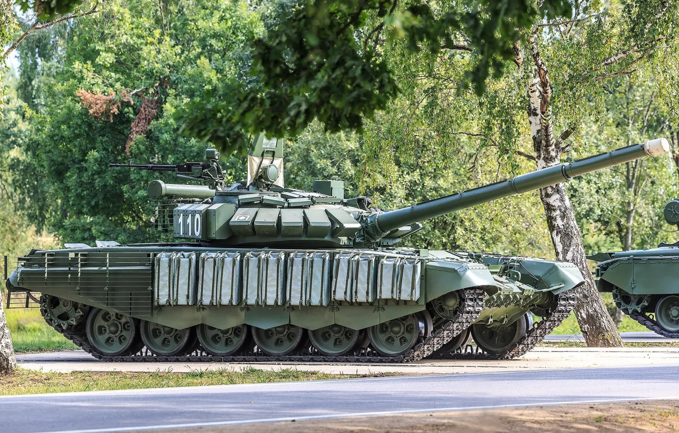 Фото обои танк, модернизированный, T-72B3, выставка вооружений, mod.2016