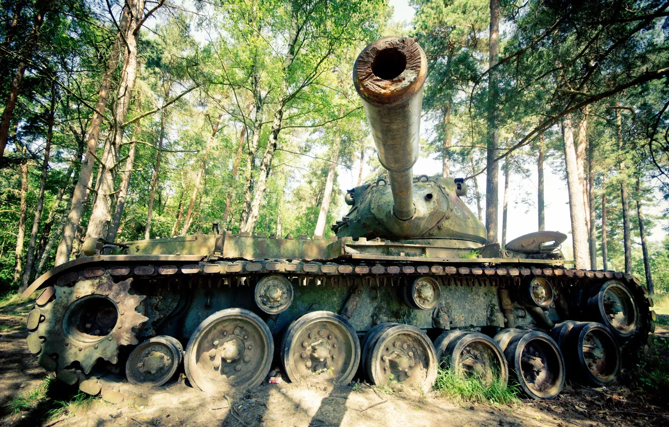 Фото обои оружие, танк, лом