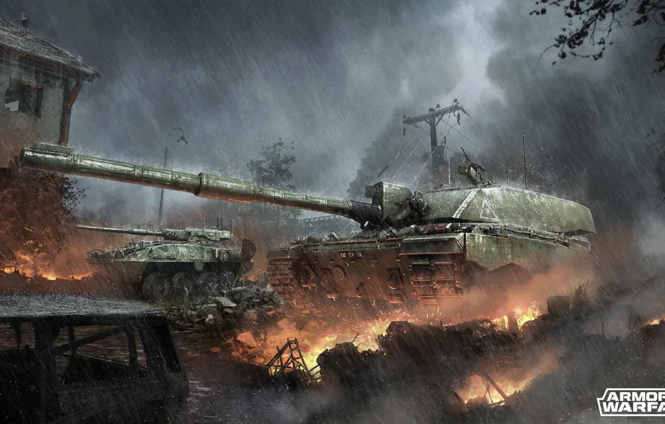 Фото обои танки, Armored Warfare, онлайнигры