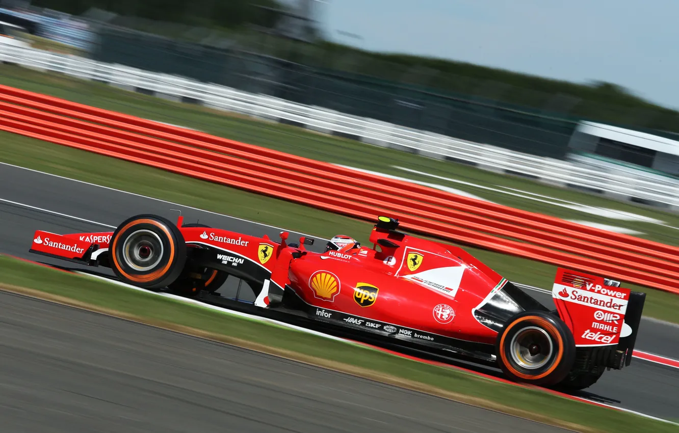 Фото обои Профиль, Ferrari, Formula 1, Kimi Raikkonen, 2015, SF15T