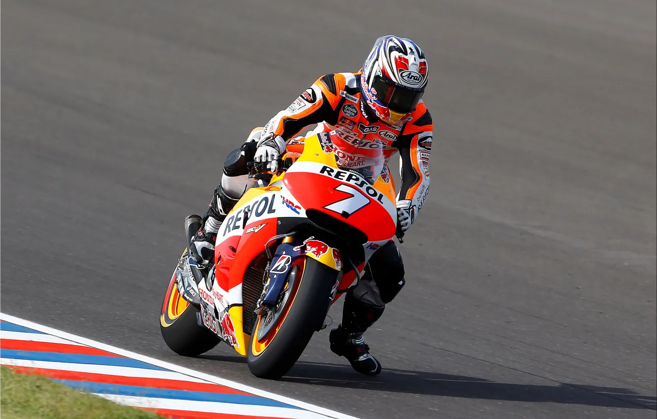 Фото обои Honda, MotoGP, HRC, Hiroshi Aoyama